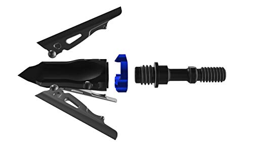 G5 Outdoors Deadmeat 100% Steel Expandable Standard Broadhead (3 Pack + Practice Tip) (Made in The USA)
