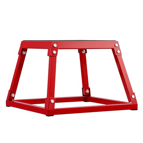 VEVOR Plyometric Platform Box 12/18/24 Inch Fitness Exercise Jump Box Step Plyometric Box Jump for Exercise Fit Training