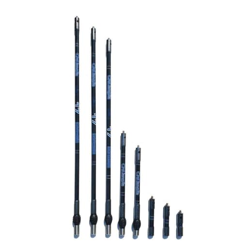 AMEYXGS 3/4/5/10/12/26/28/30 Inch Carbon Fiber Bow Stabilizer Balance Bar Stabilizer Extension Pole Rod Bow Stabilizer for Recurve Bow and Compound Bow (Blue 30 inch)