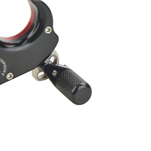 SHARROW Bow Release Aid 3/4 Fingers Automatic Archery Release Aluminium Alloy Thumb Trigger for Compound Bow Accessory (Black)