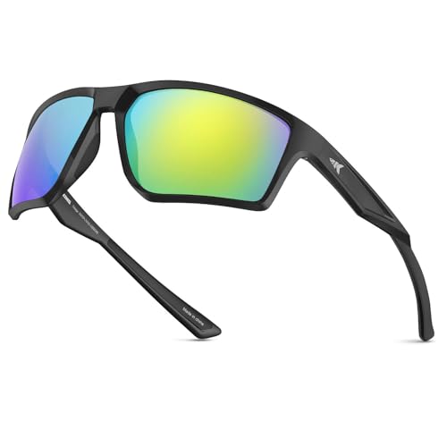 KastKing Osage Polarized Sport Sunglasses for Men and Women, Ideal for Driving Fishing Cycling Running, UV Protection