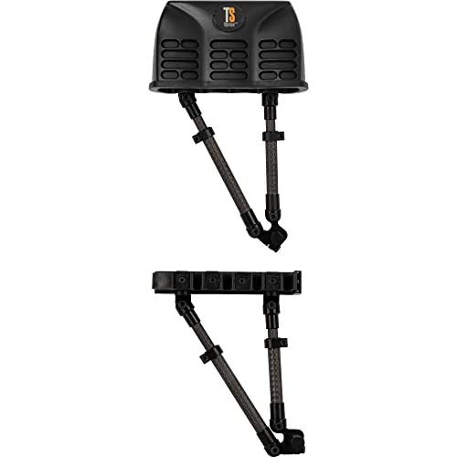Tightspot Archery Hunting Lightweigh Pivot 2-Piece 5 Arrow Fully Adjustable Quiver Lite, Black, RH