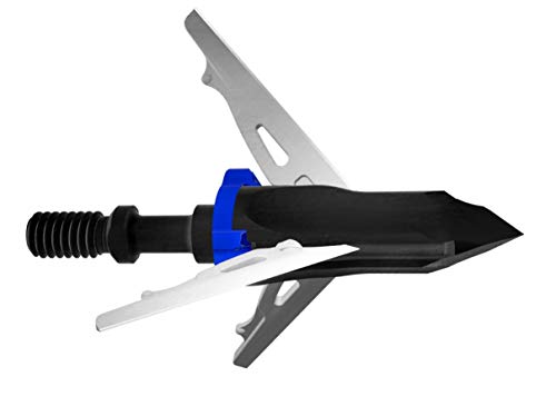 G5 Outdoors Deadmeat 100% Steel Expandable Standard Broadhead (3 Pack + Practice Tip) (Made in The USA)