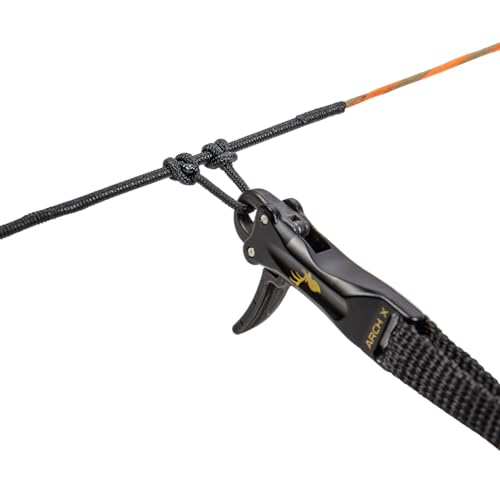 Trophy Ridge ArchX Youth Archery Bow Release - Ideal for Small Hands or Young Archers, Smooth Dual Caliper Release, Adjustable Strap Length, Interlocking Jaw System, Trigger Travel Tuning