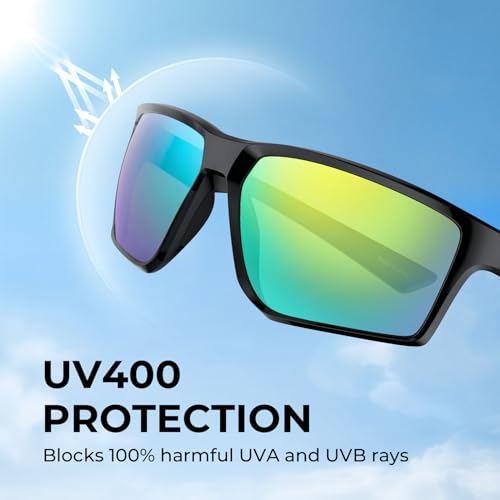 KastKing Osage Polarized Sport Sunglasses for Men and Women, Ideal for Driving Fishing Cycling Running, UV Protection
