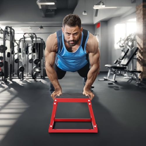 VEVOR Plyometric Platform Box 12/18/24 Inch Fitness Exercise Jump Box Step Plyometric Box Jump for Exercise Fit Training