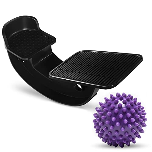 ProHeal Achilles Tendonitis Relief Foot Rocker - Calf Stretcher with Spiked Ball Massager - for Plantar Fasciitis - Calf, Foot, Heel, and Ankle Stretcher - Lower Leg Pain