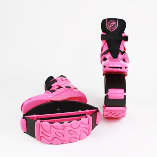 Joyfay Pink Unisex Fitness Jump Shoes Bounce Shoes (Large)