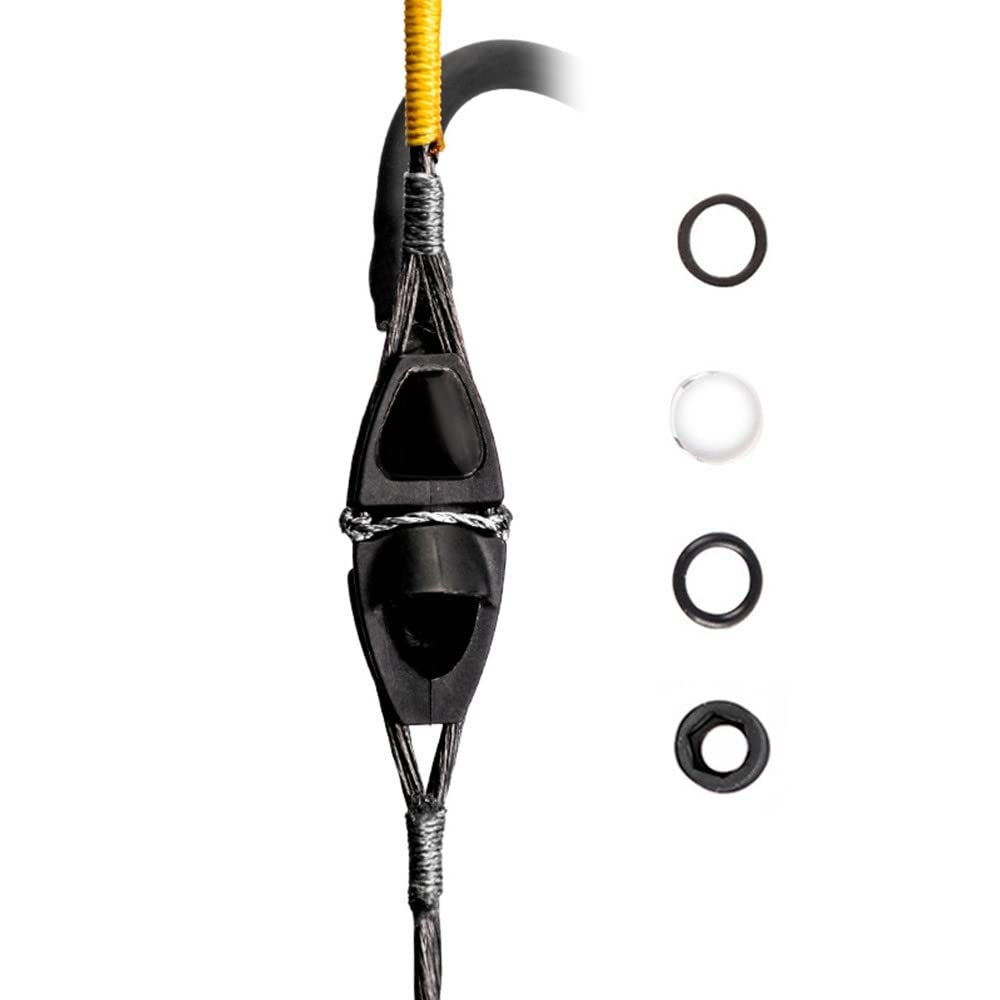 Bow Peep Sight Kit, Tube Peep Sight 6X/8X Clarifier Archery Accessories for Compound Bow