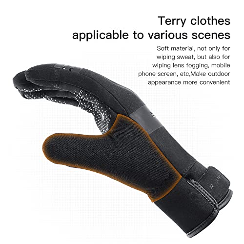 KynciLOR Winter Gloves Waterproof Womens Warm Cold Weather Snow Gloves for Men with Touchscreen Fingers for Running Cycling