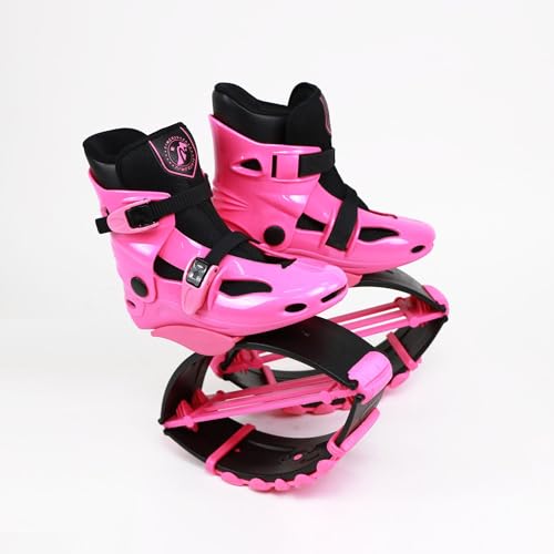 Joyfay Pink Unisex Fitness Jump Shoes Bounce Shoes (Large)