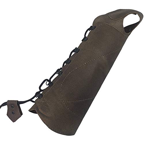ArcheryMax Handmade Antique Leather Arm Guard Bow Hand shooting Glove,Left Hand