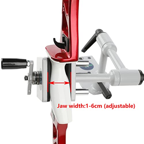 Bow Vise for Compound Bow/Recurve Bow/Steel Ball Bow Adjusting Universal Bow Vise with Levels kit Archery Bow Maintenance Accessories (Style 1)
