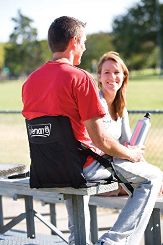 Coleman Portable Stadium Seat Cushion, Lightweight Padded Seat for Sporting Events/Concerts/Outdoor Activities, Bleacher Cushion with Backrest