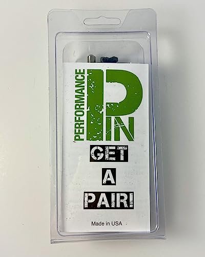 PERFORMANCE PIN The Original Drop Set Pins for Gym | One More Rep with Weight Stack Pins | Instant Transition to Lower Weights for More Reps | Proudly Made in America | 5/16" Pin | Green