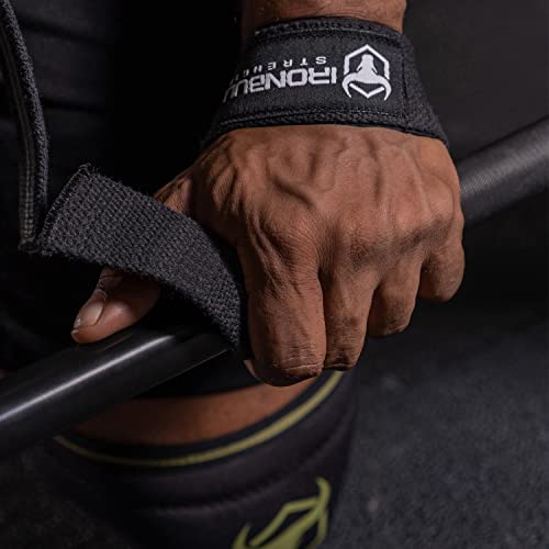 Lifting Straps (1 Pair) - Padded Wrist Support Wraps - For Powerlifting, Bodybuilding, Gym Workout, Strength Training, Deadlifts & Fitness Workout (Pink - No Padding)