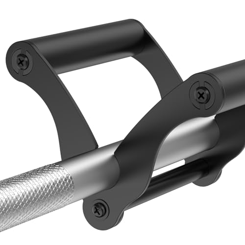 V Bar Landmine Handle Attachment for Barbell Bar, Solid Multi-Grip T-Bar Row Handle Attachments with Non-Slip Rubber Grip, Fits Olympic Bars Strength Training Bars