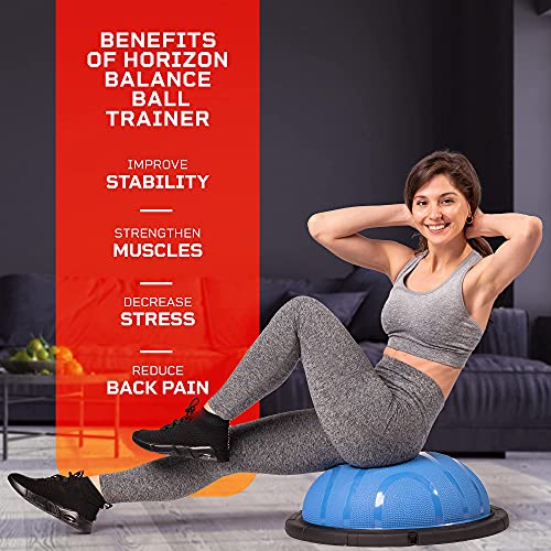LifePro Half Exercise Ball Trainer - Horizon Balance Ball for Exercise - Balance Ball Trainer - Stability Ball for Exercise, Full Body Workout - Half Exercise Ball Balance Trainer for Physical Therapy