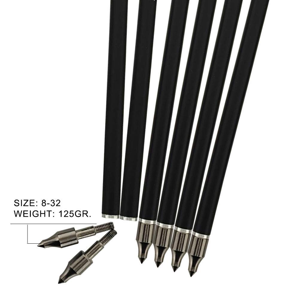 REEGOX 20 inch Crossbow Bolts Bio with 4-Inch Vanes(Pack of 12)