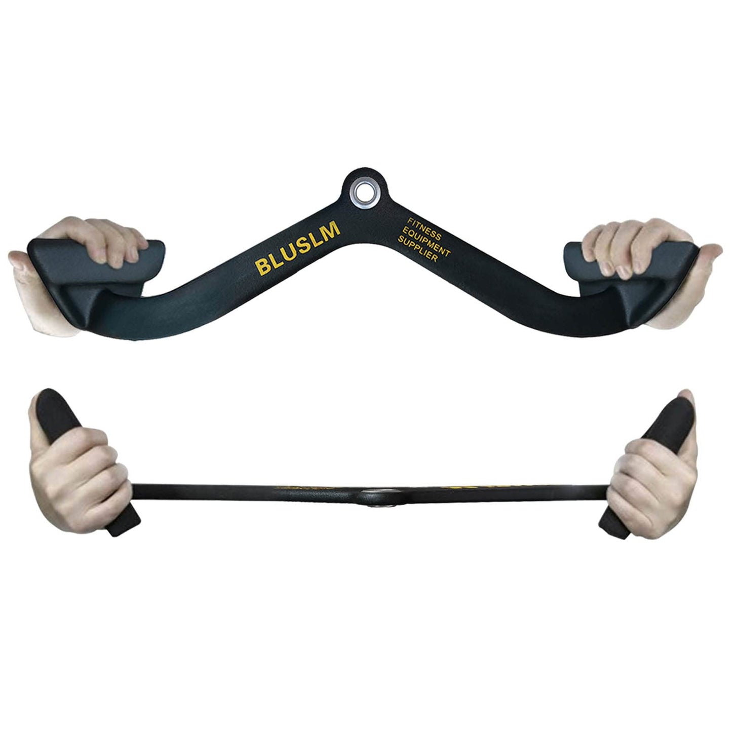 Lat Pull Down Bar for Cable Machine, Lat Pulldown Attachments T Bar V Bar Cable Attachment, Back Tricep Bar Strength Training Handle (BL06)