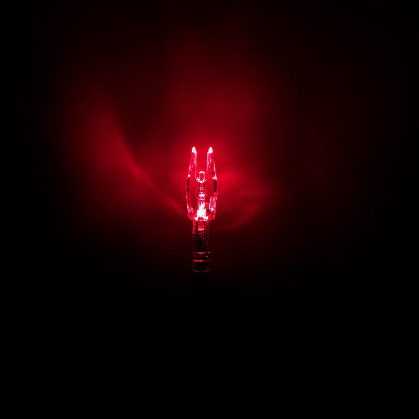 Halo Nock FIT Lighted Nocks for Archery & Bowhunting, Fits .204, 233, & .244-.246 Internal Diameter Arrows, Red, 3-Pack