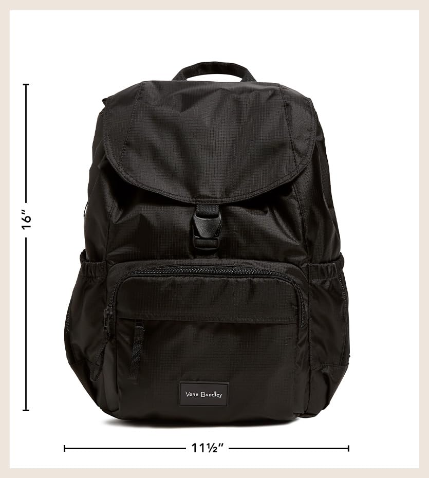 Vera Bradley Ripstop Campus Daytripper Backpack, Black