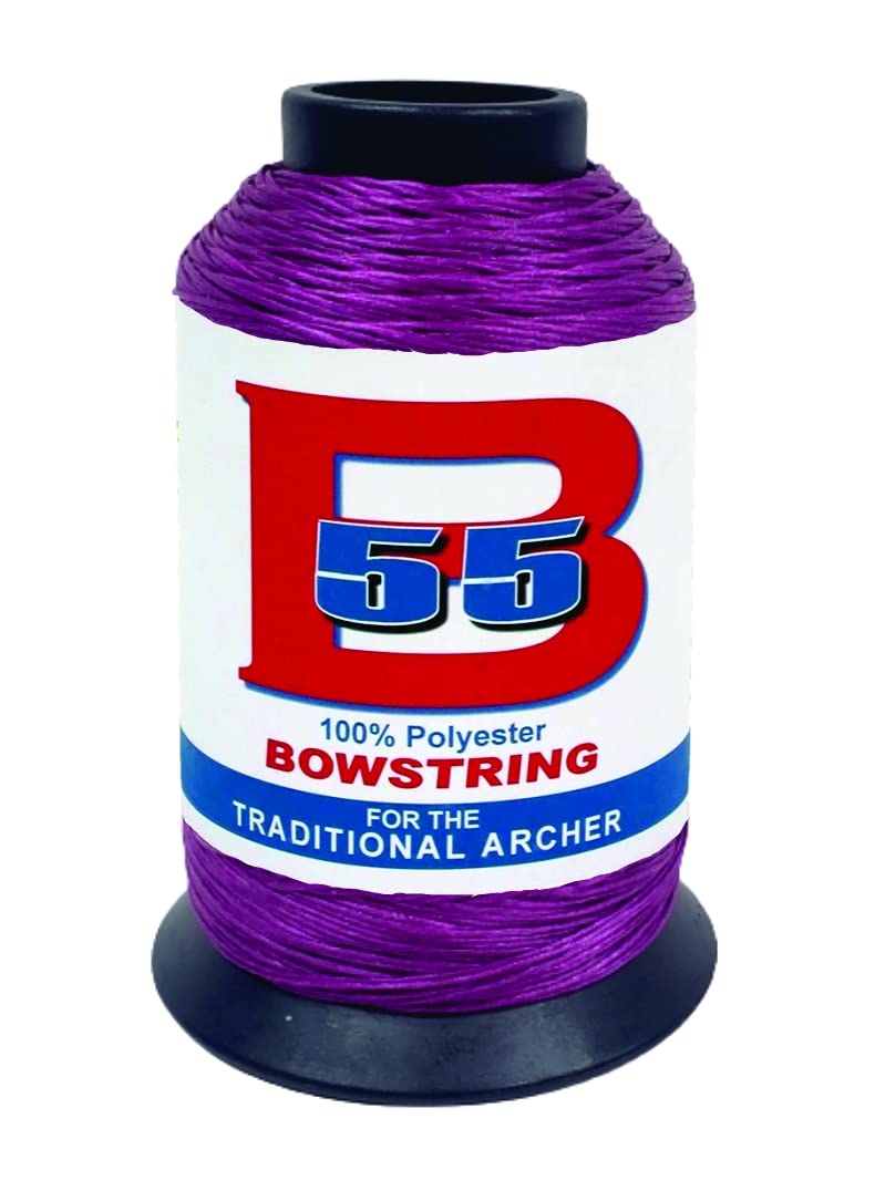 BCY B55 Bowstring Material 1/4 lb Black Cherry