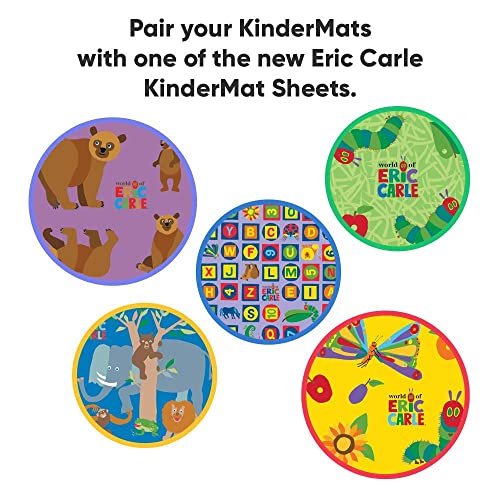 KinderMat, 1.5 Inch Thick, 4-Section Rest Mat, Red/Blue, Great for School, Daycare, Travel, and Home, 100% Made in The USA…