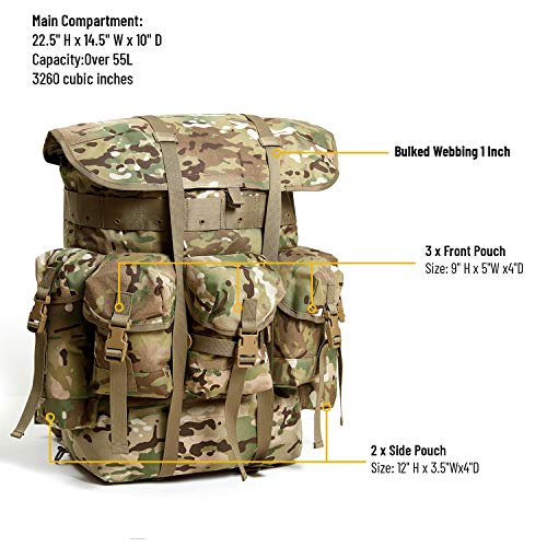 MT Military Alice Pack Army Survival Combat ALICE Rucksack Backpack