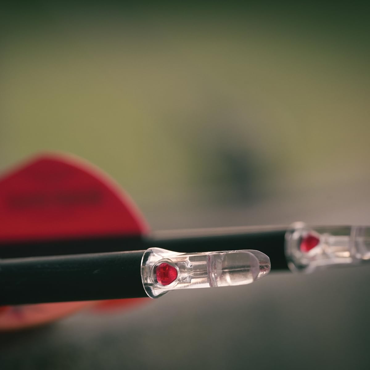 Halo Nock FIT Lighted Nocks for Archery & Bowhunting, Fits .204, 233, & .244-.246 Internal Diameter Arrows, Red, 3-Pack