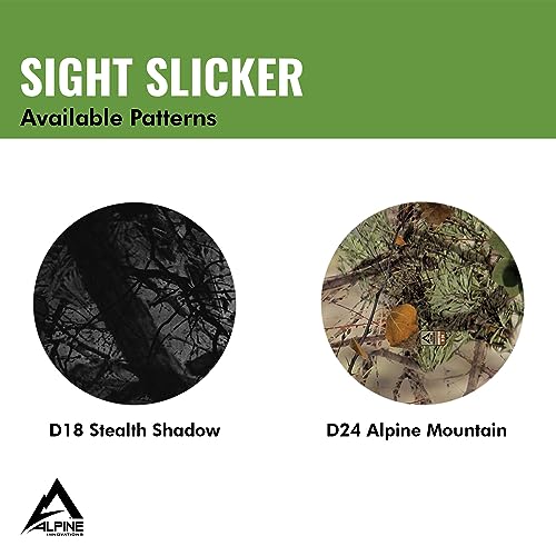Alpine Innovations Slicker Sight Guard Crossbow Scope Housing, Waterproof Hunting Gear, Sportsman Archery Accessories, Camo Wrap - Bow Sight (Alpine Mountain Camo)