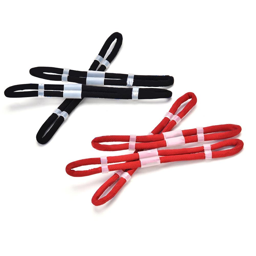 Archery Bow Slings, Archery Fingersling Recurve Bow Fingersling Shooting Fingersling Archery Finger Comfortable Wear Resistant for Recurve Bow(Red,M)