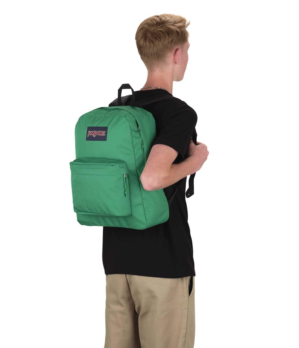JanSport Superbreak Backpack - Durable, Lightweight Premium Backpack, Jelly Kelly