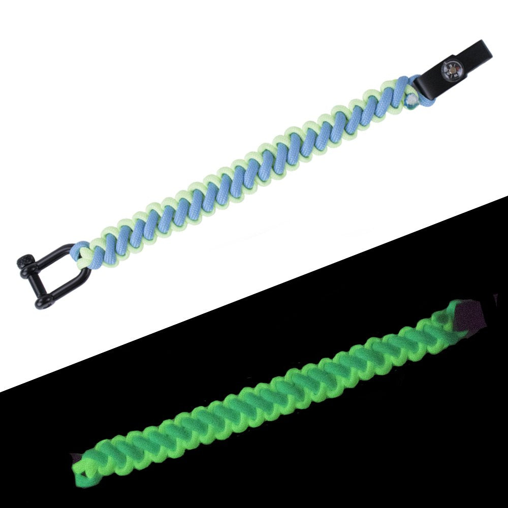 Glow in The Dark Zesty 550lb Paracord – 21 Strand Luminous Parachute Cord for Nighttime Outdoor Utility