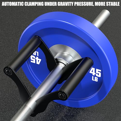 V Bar Landmine Handle Attachment for Barbell Bar, Solid Multi-Grip T-Bar Row Handle Attachments with Non-Slip Rubber Grip, Fits Olympic Bars Strength Training Bars