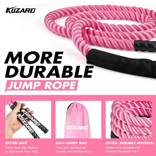 Jump Rope, Weighted Jump Rope for Women, 1.5LB Adult Skipping Rope for Fitness, Home Gym Workout Equipment, Heavy Exercise Jumpropes for Weight Loss, Shape body, Strength Training, Total Body Workout