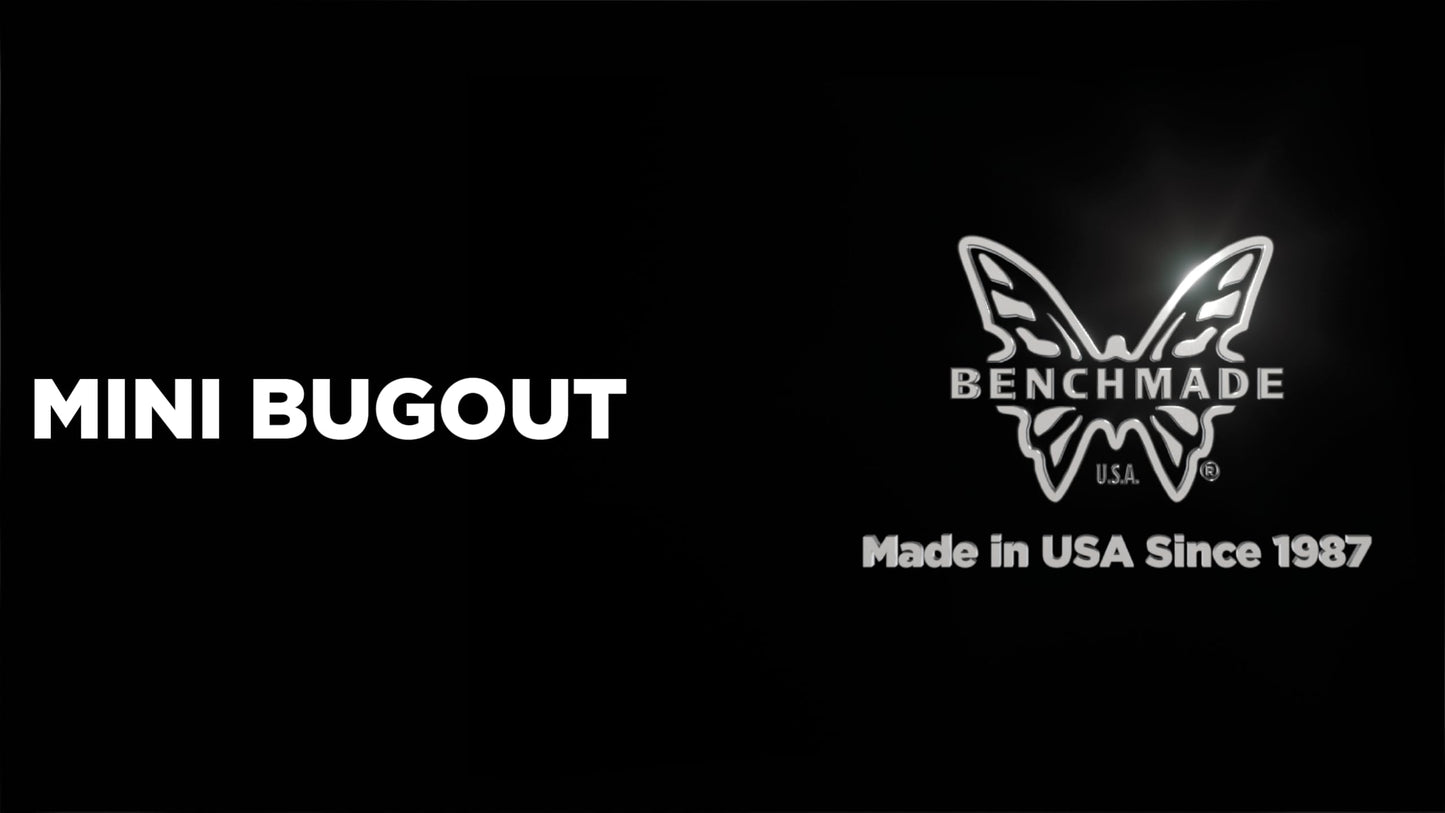 Benchmade - Mini Bugout 533 Folding Knife with Mesa Red Grivory Handle (533-04)