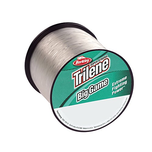 Berkley Trilene® Big Game™, Clear, 50lb | 22.6kg, 3270yd | 2990m Monofilament Fishing Line, Suitable for Saltwater and Freshwater Environments