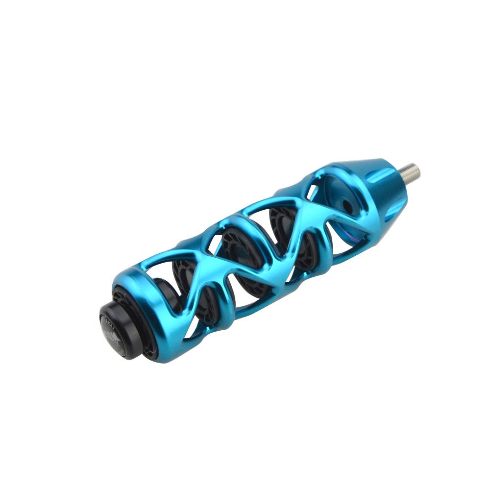 ZSHJGJR Archery Bow Stabilizer 5 Inch Harmonic Shock Absorber Damping Silencer Vibration Reduction for Compound Recurve Bow (Blue)