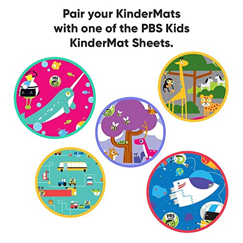 KinderMat, 1.5 Inch Thick, 4-Section Rest Mat, Red/Blue, Great for School, Daycare, Travel, and Home, 100% Made in The USA…