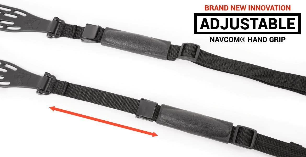 Kodiak-Air Rifle Sling Narrow, ADJ Grip, QD Swivels – Mossy Oak Breakup Infinity/Black Grip
