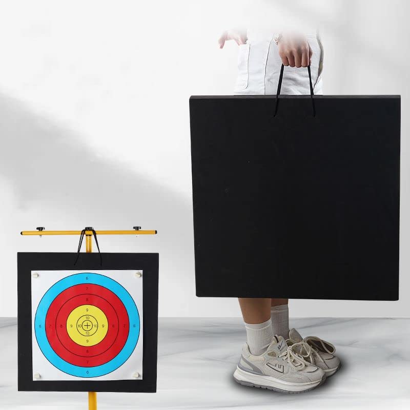 SOPOGER Archery Target for Backyard Adult, Easy Arrow Removal Bow Target, Durable Bow and Arrow Target for Youth Outdoor Shooting Practice (EVA Target with Rope)