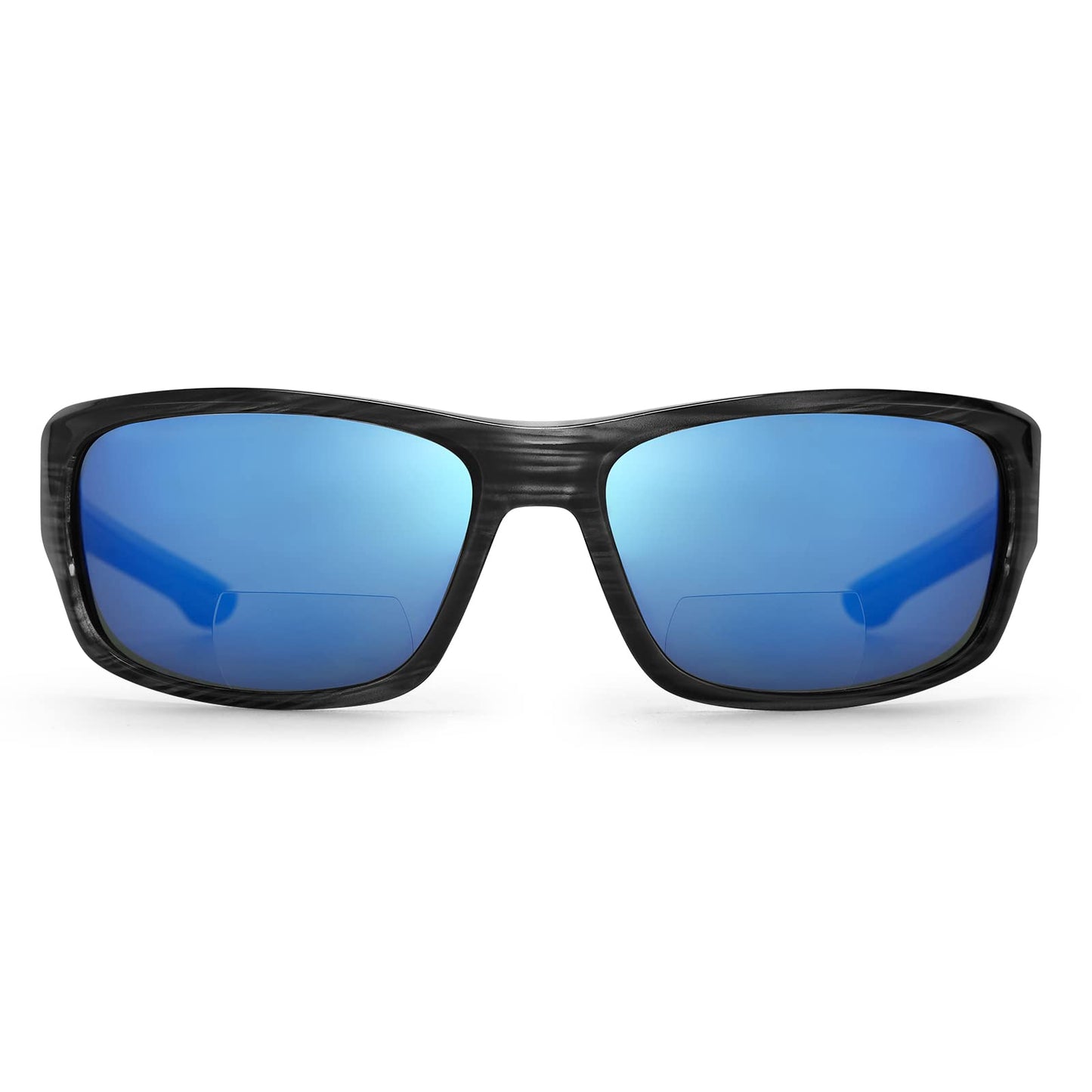 KastKing Ellijay Bifocal Polarized Sunglasses, Bi-Focal x1.5 x2.0 x2.5 Magnifications, Wrap Sport Reader Sunglasses