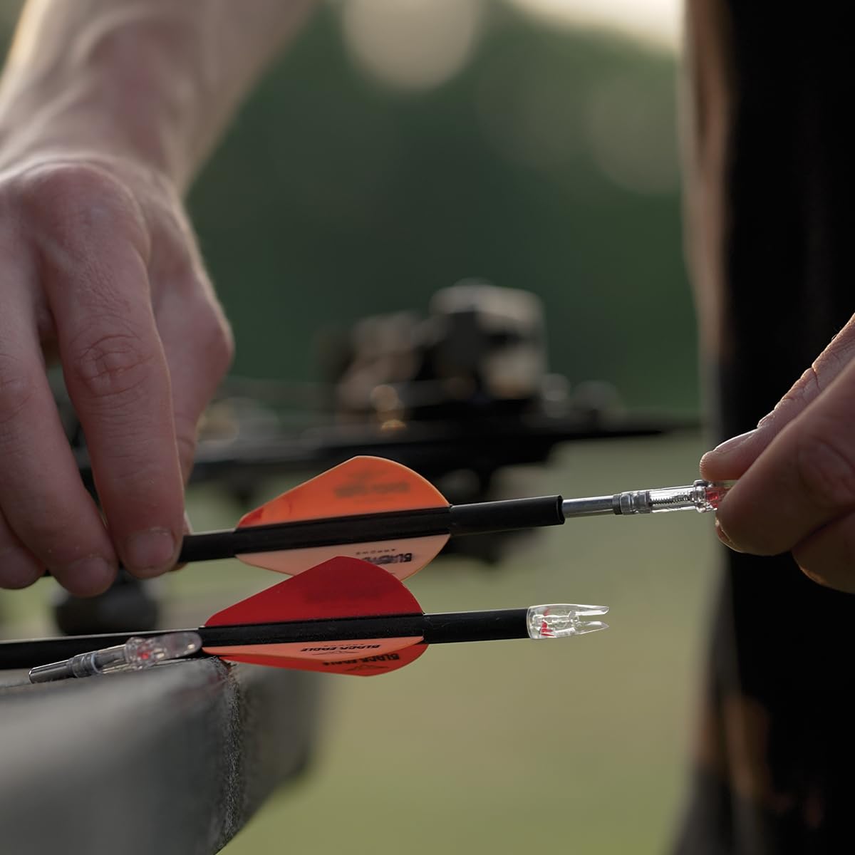 Halo Nock FIT Lighted Nocks for Archery & Bowhunting, Fits .204, 233, & .244-.246 Internal Diameter Arrows, Red, 3-Pack