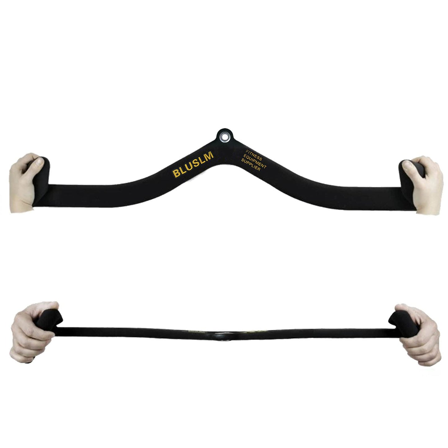Lat Pull Down Bar for Cable Machine, Lat Pulldown Attachments T Bar V Bar Cable Attachment, Back Tricep Bar Strength Training Handle (BL07)