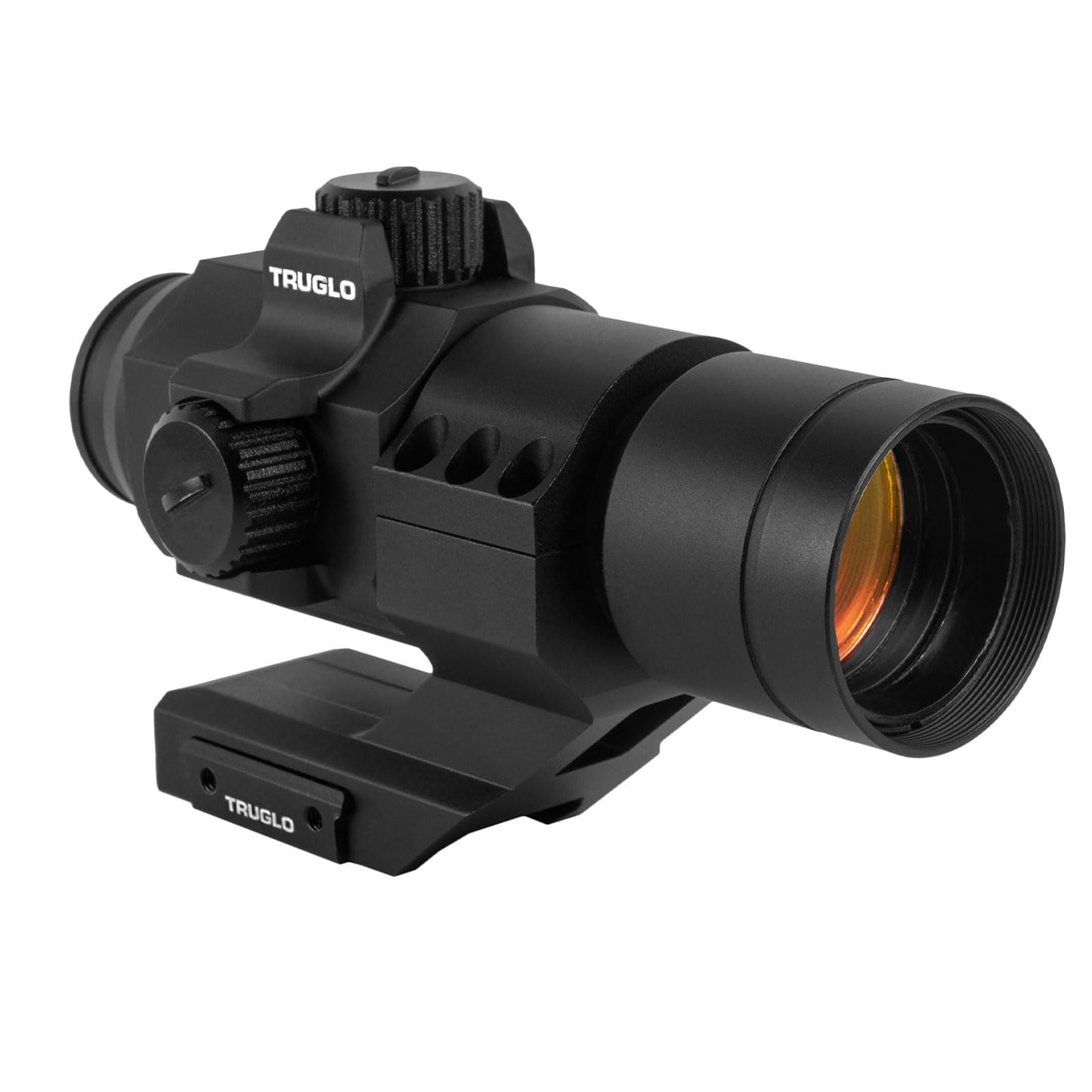 TRUGLO Ignite 30mm 2-MOA Hunting Durable Lightweight Waterproof Fogproof Shock Resistant Adjustable Aluminum Dot Sight | Rubber Lens Cover, Battery & Cantileverrail Mount Included | Green Dot