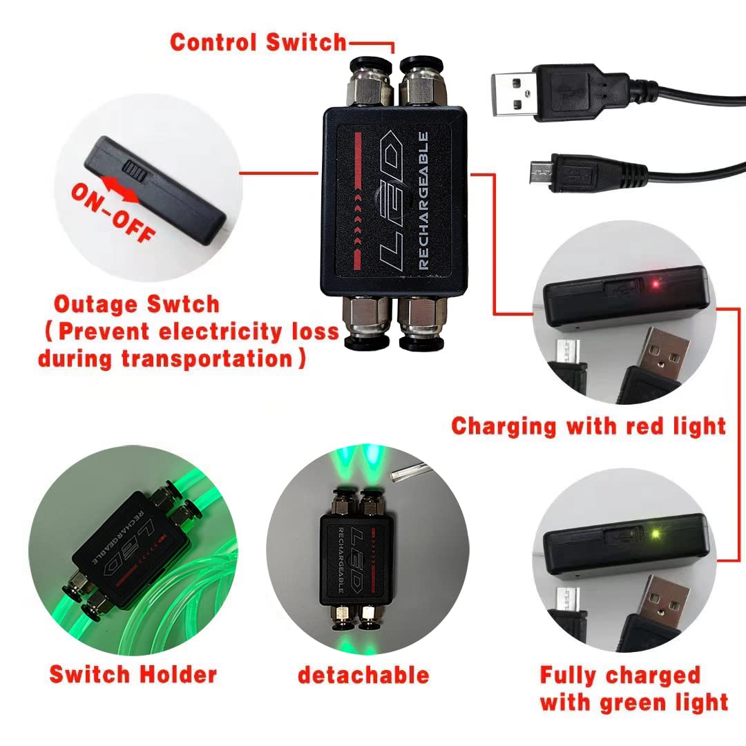 LED Reflective Vest, LED Reflective Running Vest Lights for Runners, Safety USB Rechargeable Running Vest for Men/Women, Three Light Modes, Waterproof LED Light Vest for Running, Cycling or Walking
