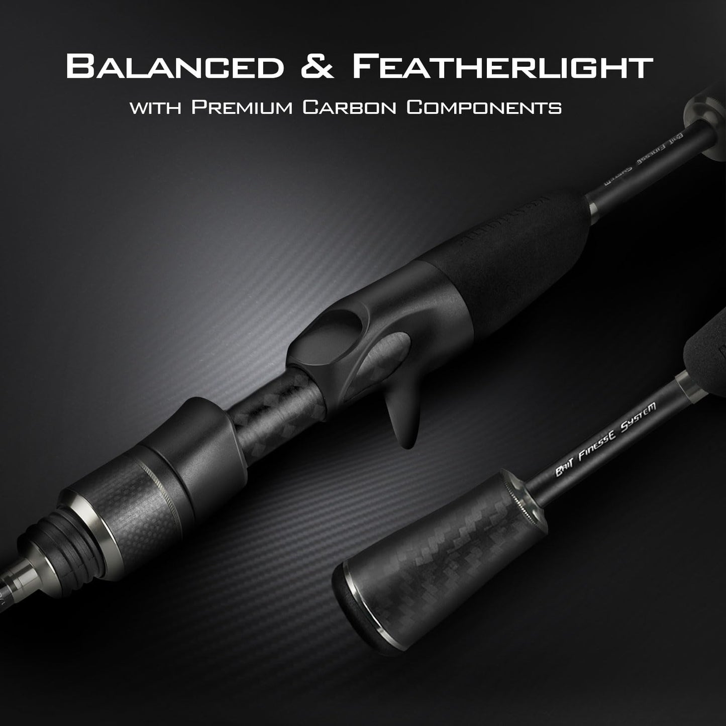 KastKing Kestrel Bait Finesse Casting Rod 2 pc 6'3" UL