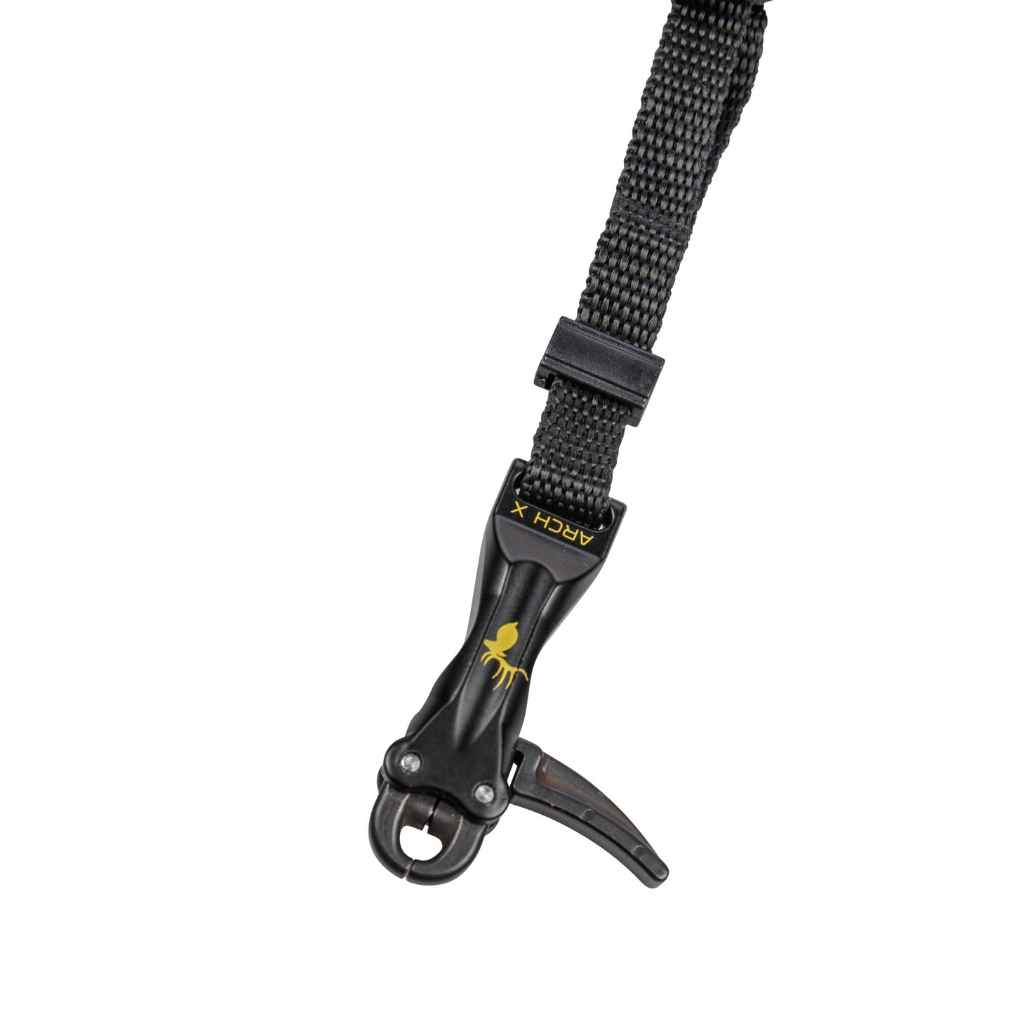 Trophy Ridge ArchX Archery Bow Release - Smooth Dual Caliper Release, Adjustable Strap Length, Interlocking Jaw System, Premium Leather Buckle Strap, Trigger Travel Tuning , Black