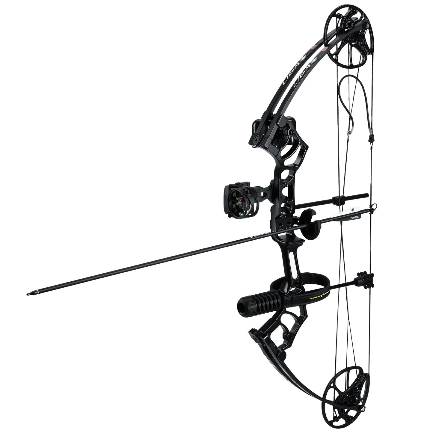 MOTION ZEUS Archery P3 Compound Bow and Archery Sets 0-70lbs for Adults and Teens,25"-31" Draw Length,up to IBO 320 fps,Lightweight Design Bow Adjustable 2024 New (Black Right Handed)